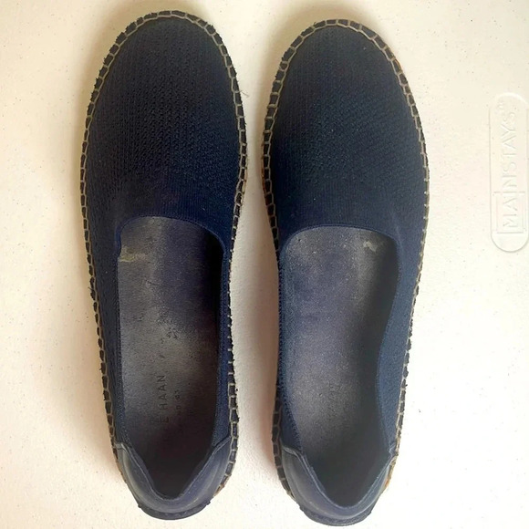 Cole Haan Women Navy Cloudfeel Stitchlite Espadrille Loafer 10.5 - Picture 4 of 7